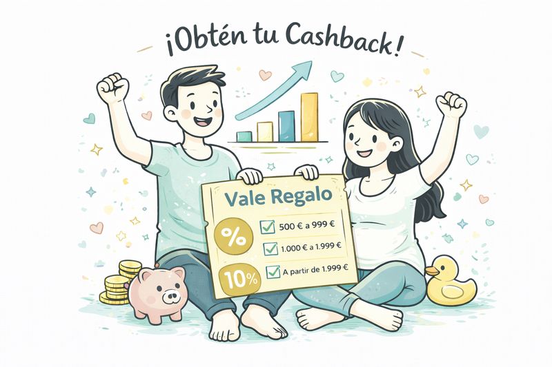 Hucha rosa simbolizando ahorro y cashback