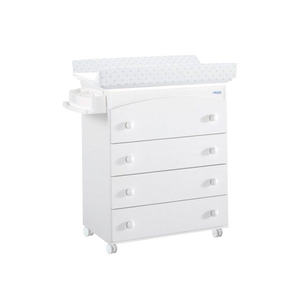 Mueble Bañera B-1940 Blanco Estrellas Gris Micuna