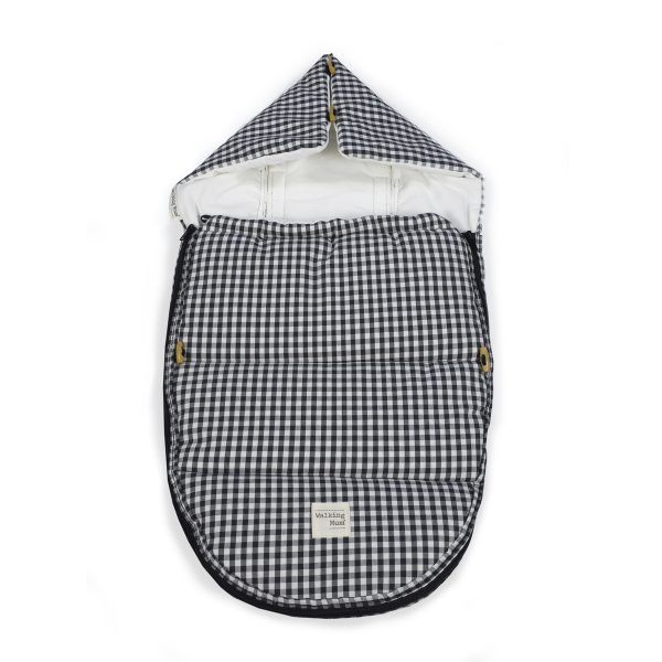 Saco Cuco 2 En 1 I Love Vichy Negro Invierno | Walking Mum