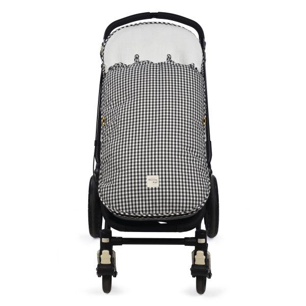 Saco Silla I Love Vichy Negro Entretiempo | Walking Mum