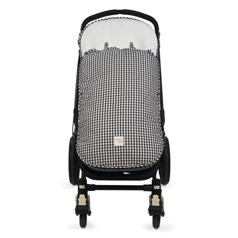 Saco Silla I Love Vichy Negro Entretiempo | Walking Mum