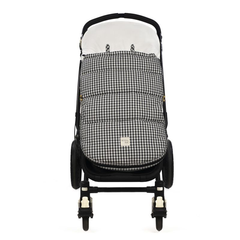 Saco Silla I Love Vichy Negro Invierno | Walking Mum