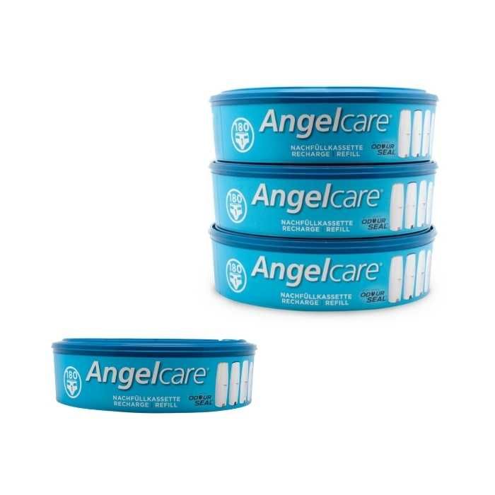 Papelera contenedor pañales Angelcare + recambios 3 unidades