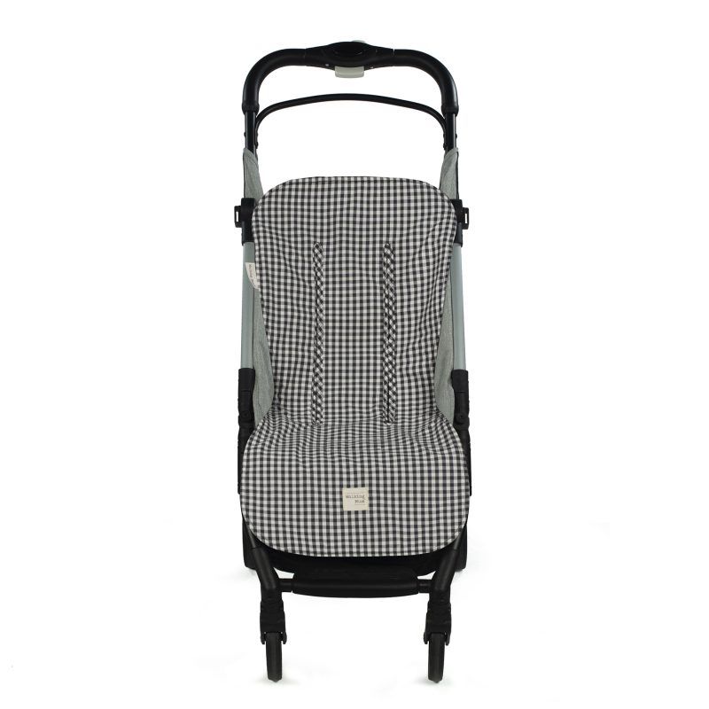 Colchoneta I Love Vichy Negro Walking Mum