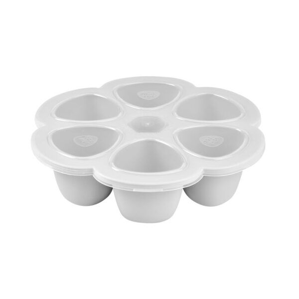 Multiporciones Silicona 6 x 150ml Gris Claro Beaba