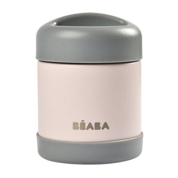 Termo Solidos Acero Inoxidable Light Pink 300ML Beaba