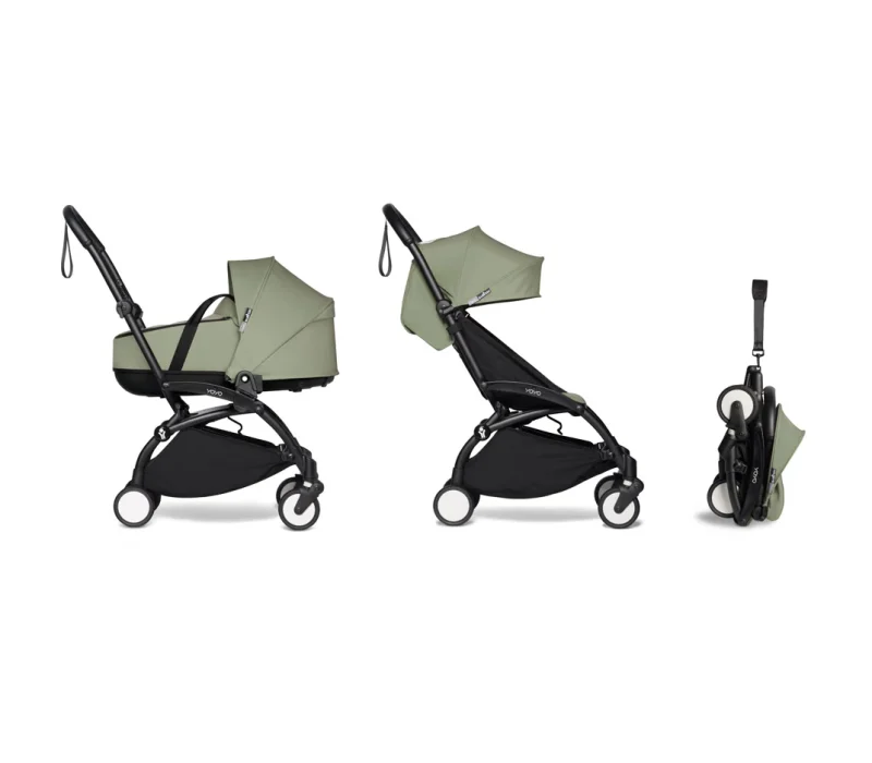 Cochecito Stokke Bassinet Yoyo³ 6+ Chasis Negro