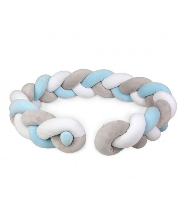 Trenza Protectora Cuna Azul 150cm Kiokids