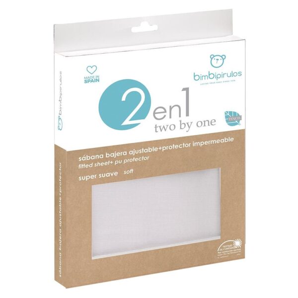 Sabana bajera 2en1 ajustable Tencel + Protector Bimbidreams