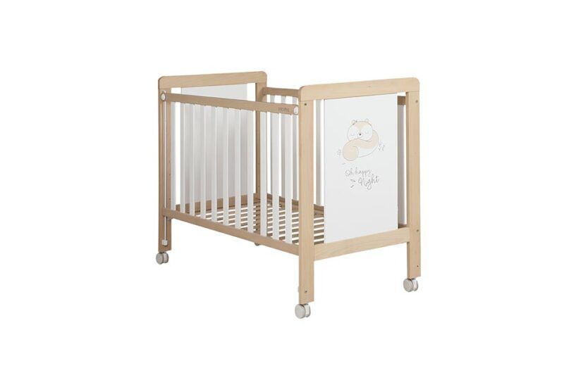 Cuna Happy Blanca/Cera Natural Micuna