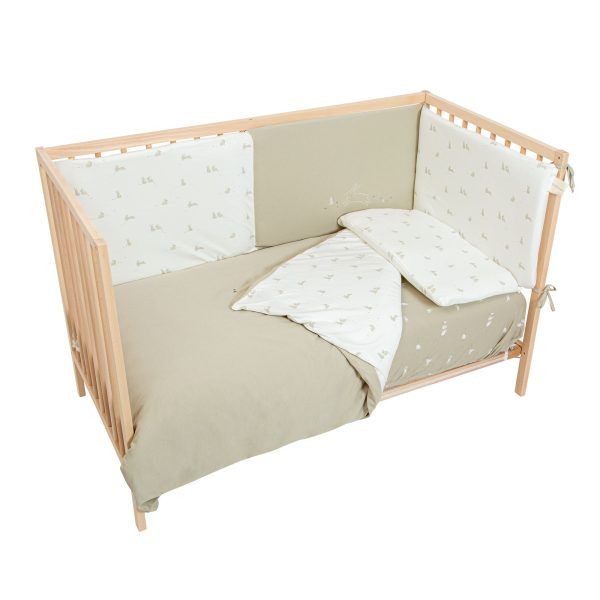 Funda Nordica + protector + funda de almohada cuna Bunny Bimbidreams