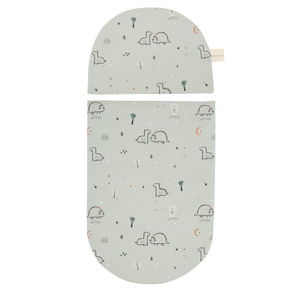 Colcha y Almohada Capazo Jurasic Bimbidreams