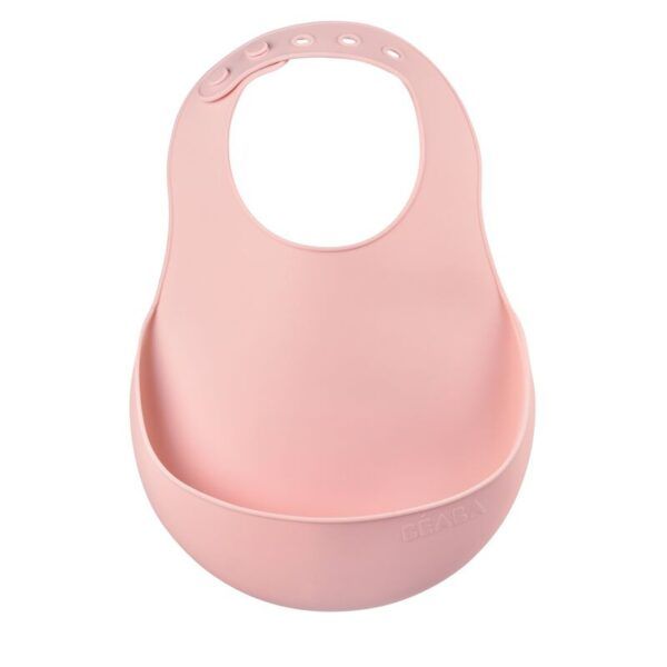 Babero Silicona Rosa Beaba