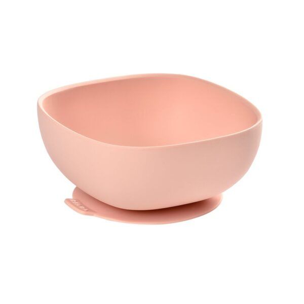 Bol Silicona Con Ventosa Rosa Beaba