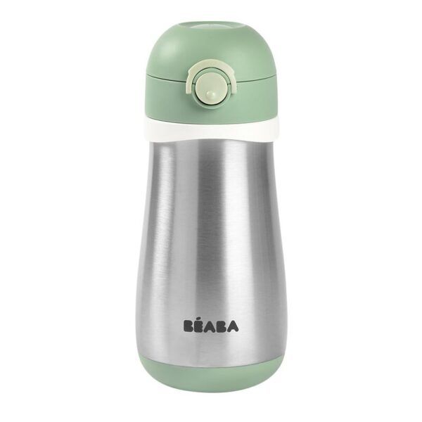 Cantimplora Inox Verde Oliva 350ML Beaba