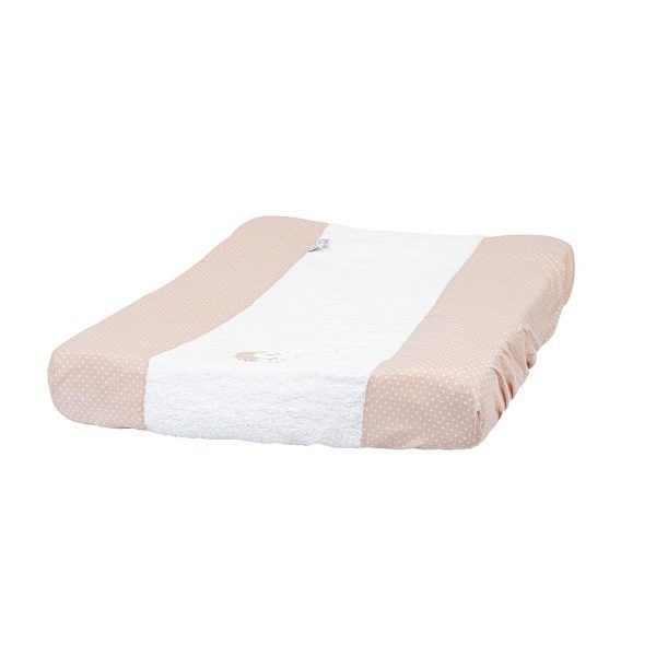 Funda cambiador con relleno + rizo Conejito Luna Rosa Bimbidreams