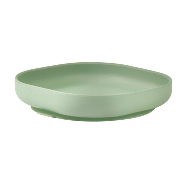 Plato Silicona Con Ventosa Verde Beaba