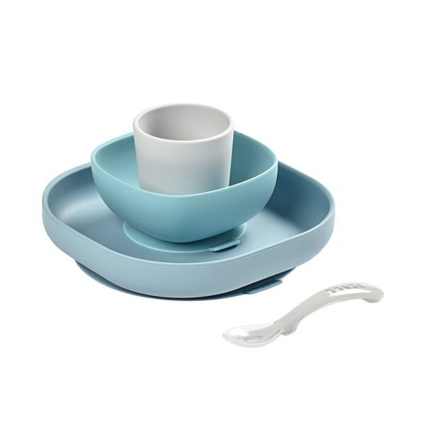 Set Vajilla Silicona 4 Piezas Jungle Beaba