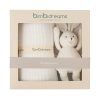 Caja Regalo Peluche y Manta Tricot Blanco Bimbidreams