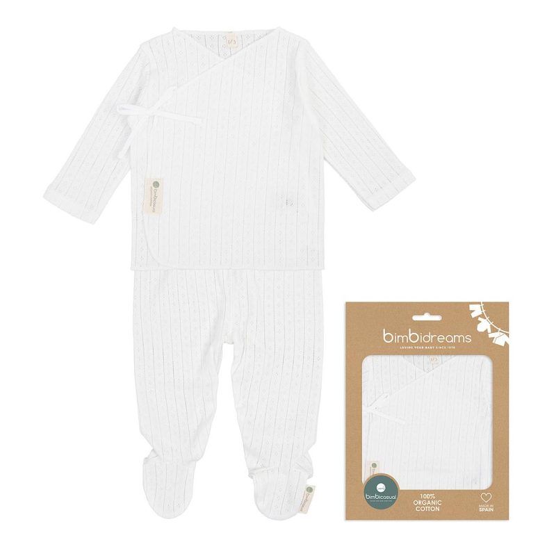 Conjunto Jubon y Polaina Puntille Blanco BimbiDreams