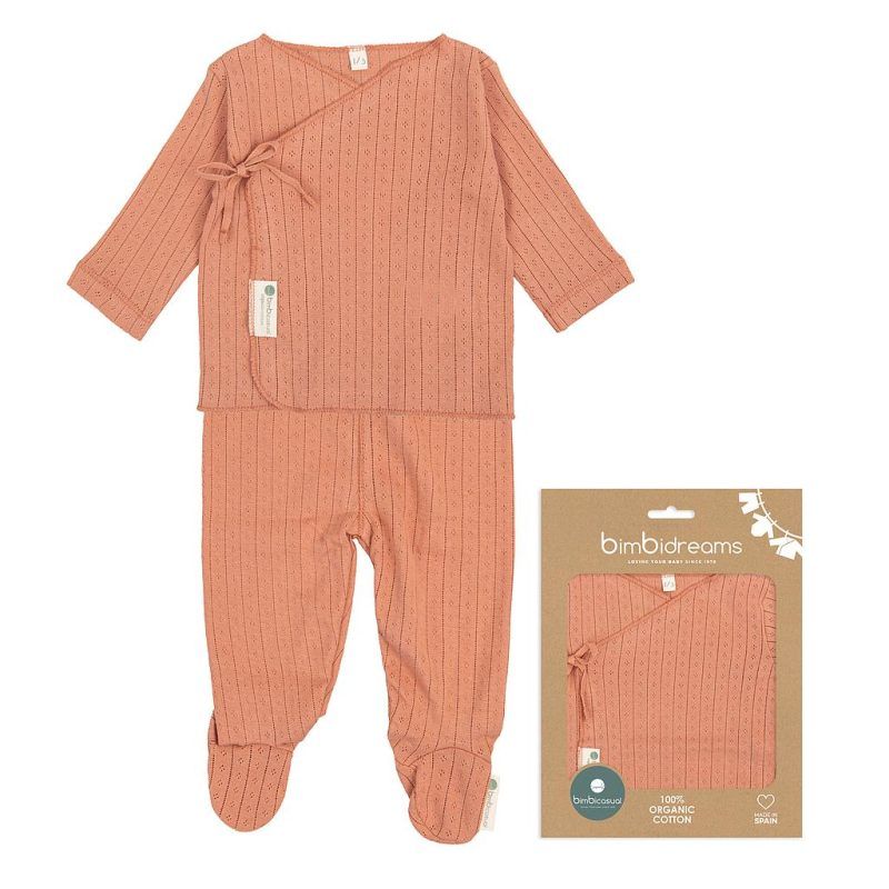 Conjunto Jubon y Polaina Puntille Teja BimbiDreams