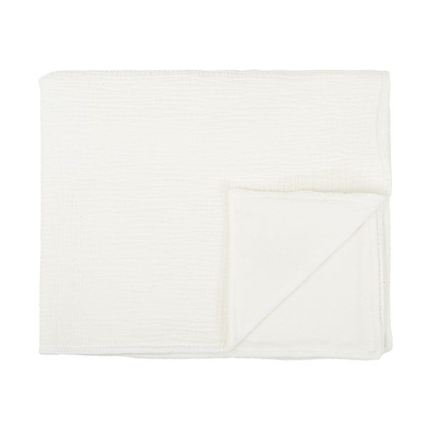 Manta Matalase Coralina Supersuave Blanca Bimbidreams