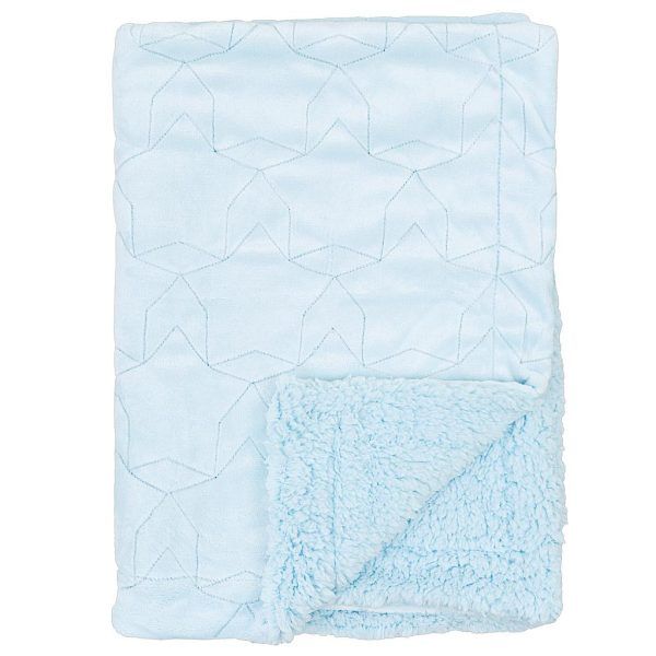 Manta Doble Cara Stars Azul Bimbidreams