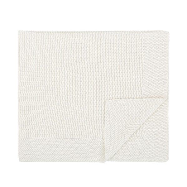 Manta Toquilla Tricot Blanco 100% Algodon Bimbidreams