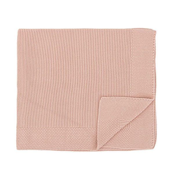 Manta Toquilla Tricot Rosa 100% Algodon Bimbidreams