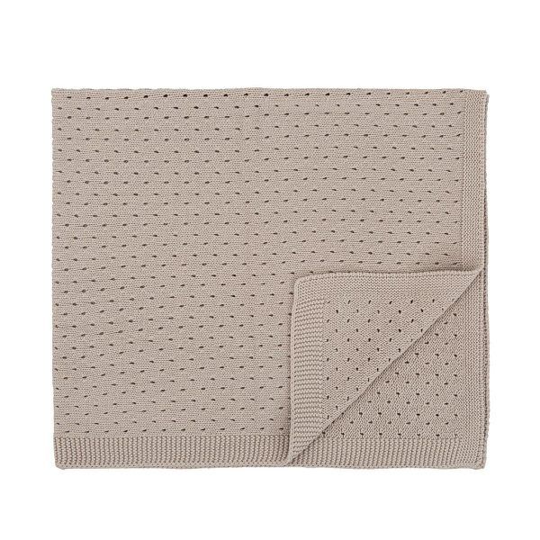 Manta Toquilla Tricot Dots Piedra Carro Bimbidreams
