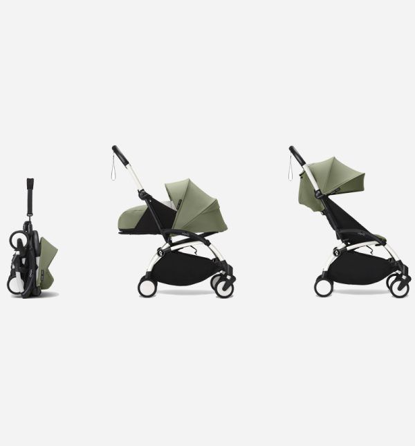 Cochecito Stokke Yoyo³ 6+ Chasis Blanco Cuco Blando