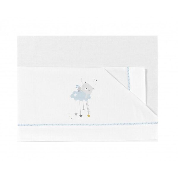Juego Sabanas Minicuna Azul Dulces Sueños Bimbidreams