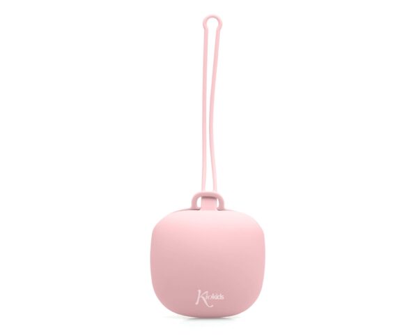 Caja Protector Chupete Silicona Rosa Kiokids