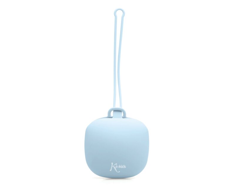 Caja Protector Chupete Silicona Azul Kiokids
