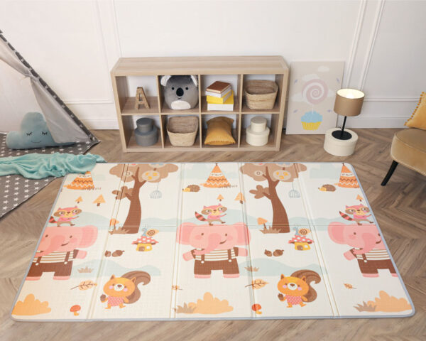 Alfombra de Juegos Plegable Bosque Otoñal Kiokids