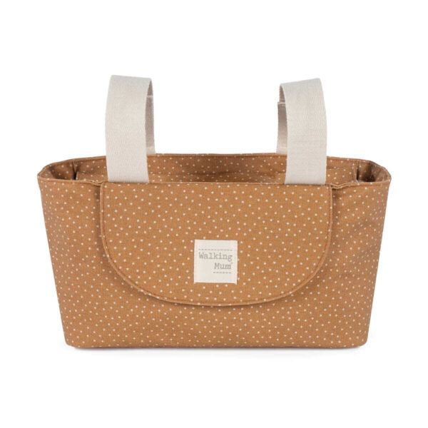 Bolso Organizador Poppy Topitos Canela Walking Mum