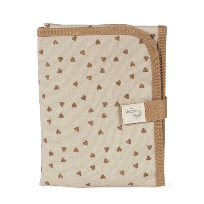 Cambiador Poppy Corazones Canela Walking Mum