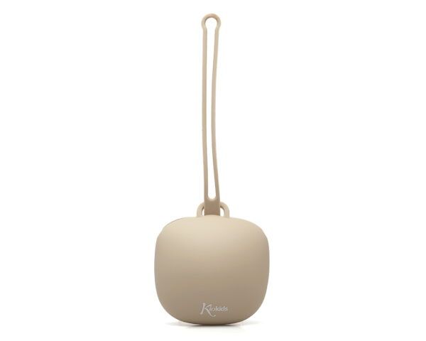 Caja Protector Chupete Silicona Beige Kiokids