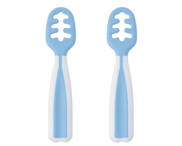 Set 2 Precucharas Azul para Bebe Kiokids