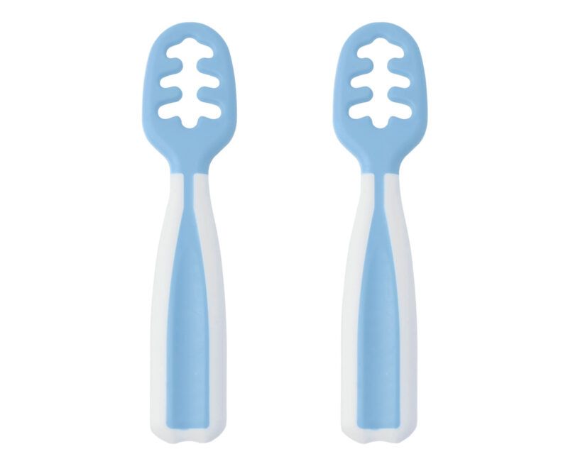 Set 2 Precucharas Azul para Bebe Kiokids