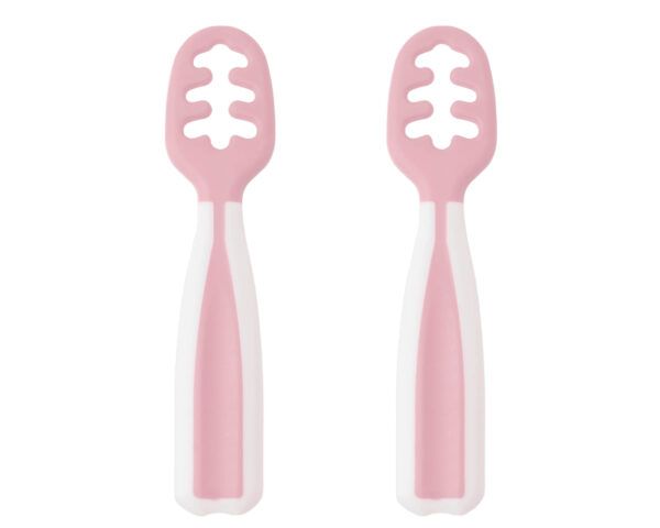 Set 2 Precucharas Rosa para Bebe Kiokids