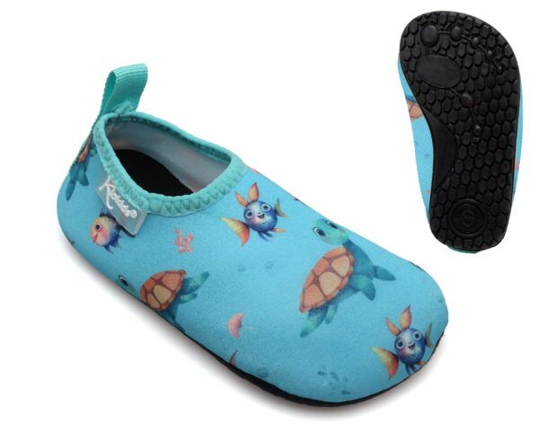 Zapatillas Aquasocker Tortugas Azul Kiokids