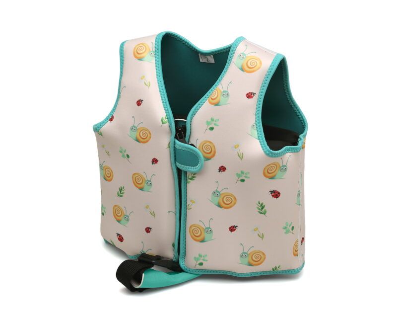 Chaleco Neopreno de Flotación Caracoles Beige Kiokids