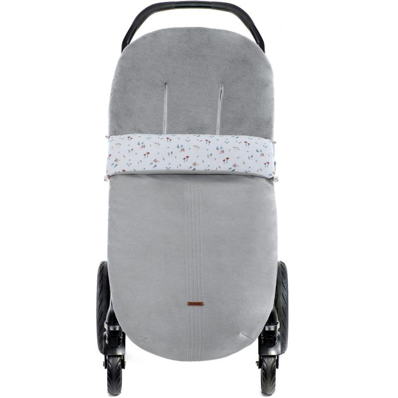 Saco Silla Universal Invierno Mouton Tasia Gris Uzturre