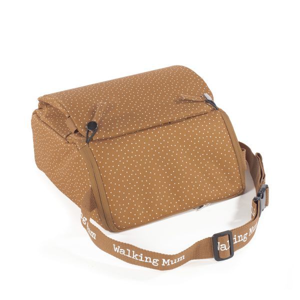 Trona Portatil Poppy Topitos Canela Walking Mum