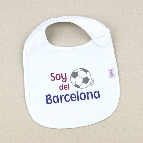 Babero Soy del Barcelona | MI PIPO