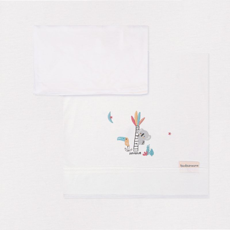 Juego de sabanas Punto Capazo Tucan Bimbidreams