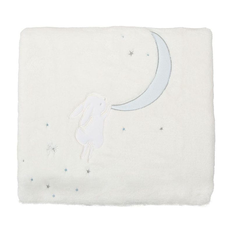 Manta Microlina Supersuave Moon Azul Bimbidreams