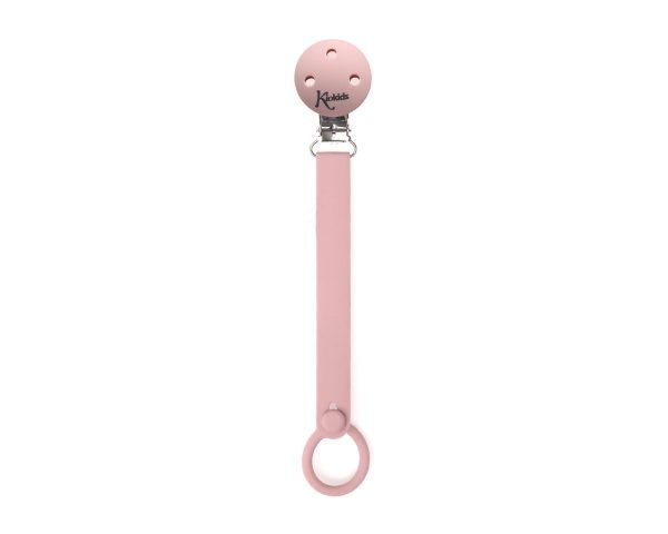 Pinza Chupete Silicona Rosa Kiokids