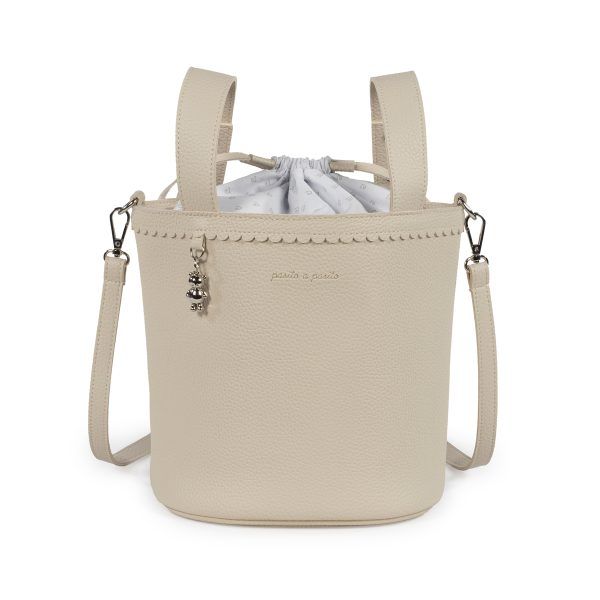 Bolsa Bucket Icon Cream Pasito a Pasito